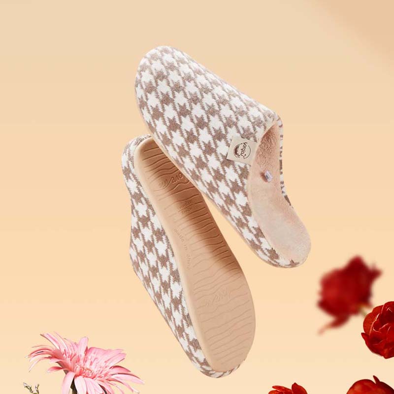 Letclo™  New Indoor Non-slip Plus Velvet Warm Couple Soft-soled Cotton Slippers letclo Letclo