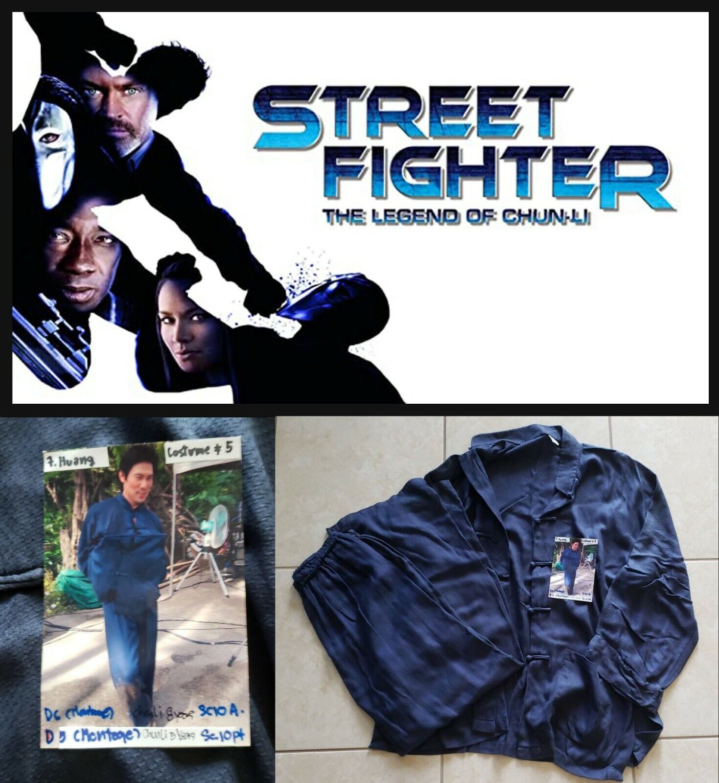 Street Fighter: The Legend of Chun-Li - Edmund Chen outfit w/pic