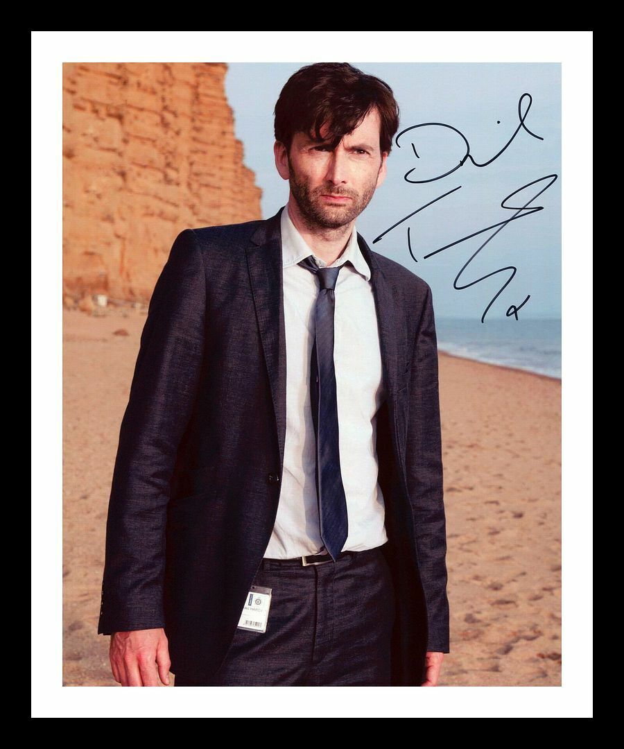 David Tennant - Broadchurch Autographed Signed & Framed Photo Poster painting