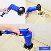 Dredge Plug Air Pump Pipe Plunger Toilet Drain Cleaner Sewer Blockage Tool