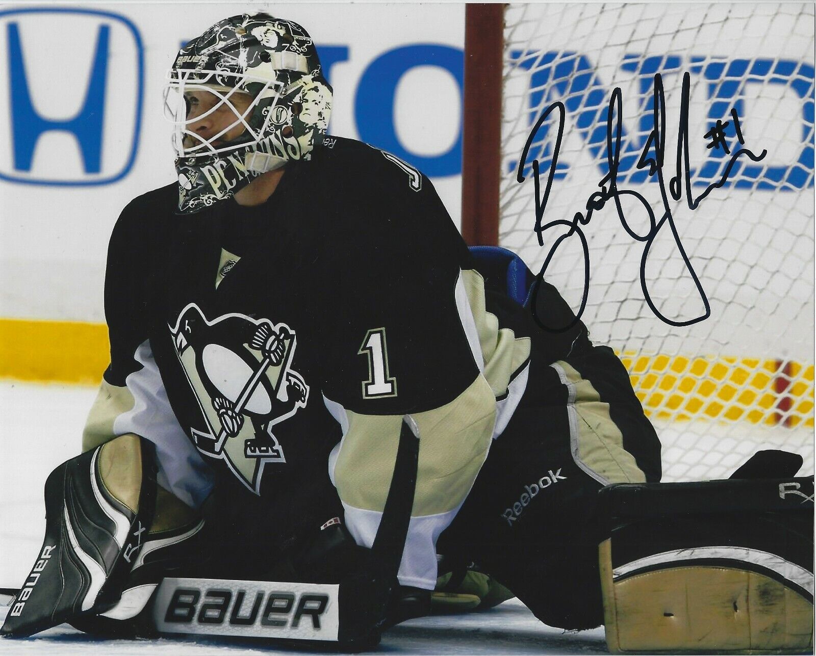 Autographed 8x10 BRENT JOHNSON Pittsburgh Penguins Photo Poster painting - w/COA