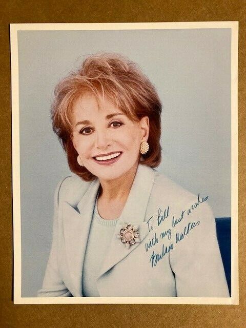 Barbara Walters Boldly Signed 8x10 Lovely Photo Poster painting with COA