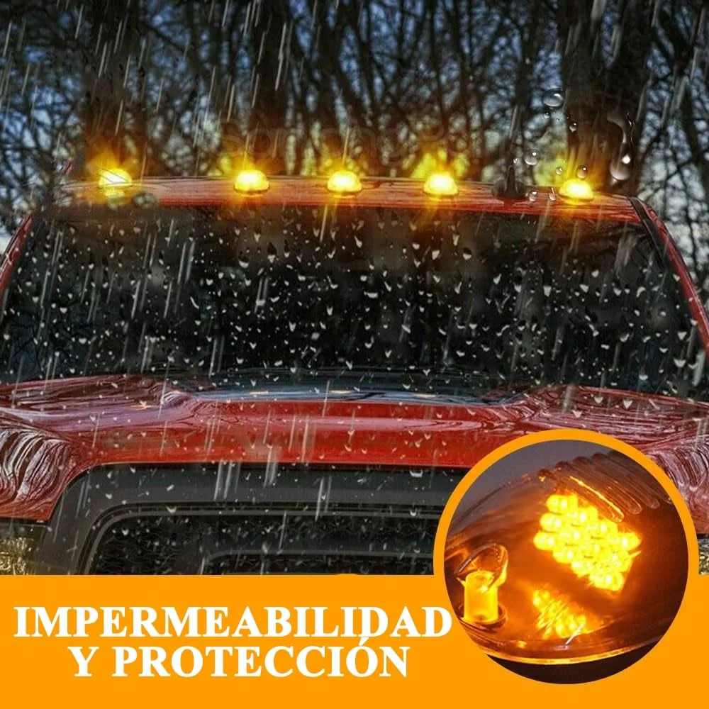 Luces De Cabina Con Energía Solar (Cinco En Un Juego)