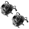 TRQ Front Wheel Hub & Bearing Pair Set for Trailblazer Envoy w/ABS 6 Lug