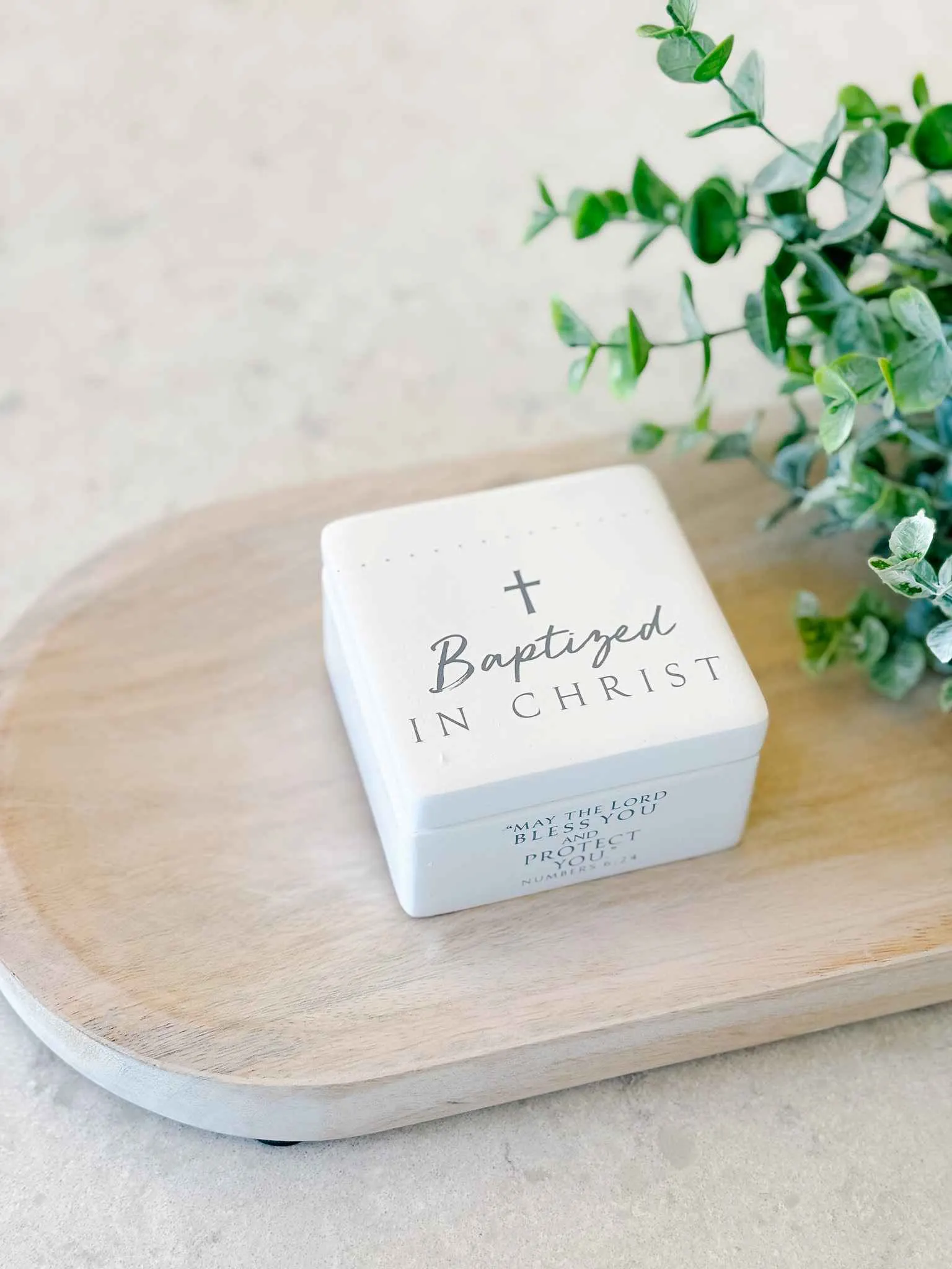Baptized in Christ Keepsake Box