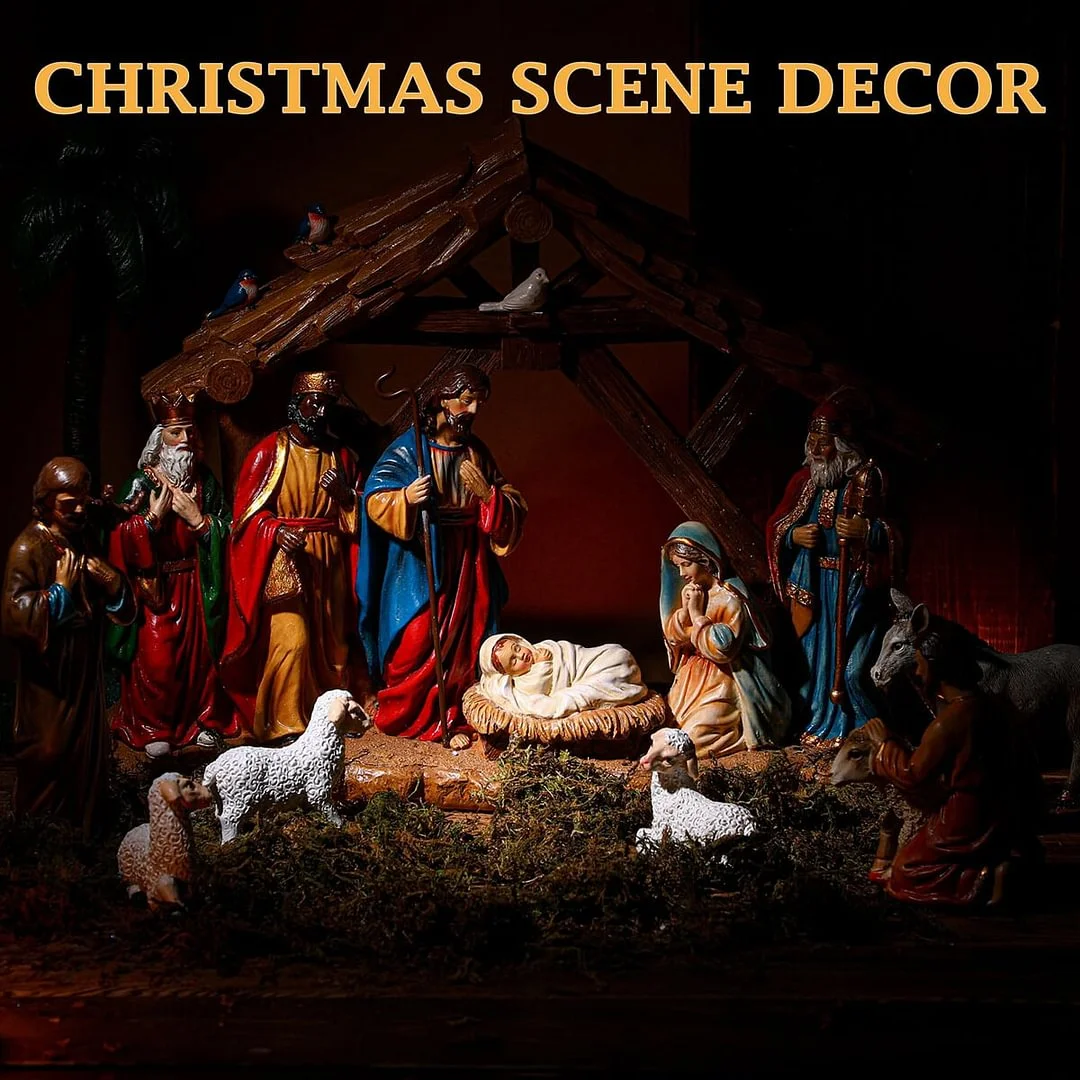 23 Pcs Christmas Nativity Set