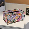 Wooden Diamond Painting Tissue Box for Home and Office Decoration (ZJH039)