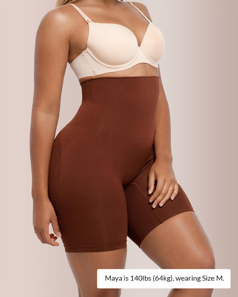 CurveFlex - High Waisted Seamless Sculpting Shorts