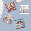 (US Local)6Pcs Birthday Cat Diamond Painting Greeting Card for Family Friends Gift