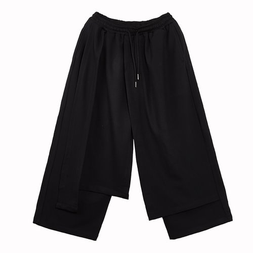 Dawfashion-Original Design Japanese Dark Yamamoto Style Autumn and Winter Men's and Women's Same Style Men's Casual Skirt Pants-Yamamoto Diablo Clothing