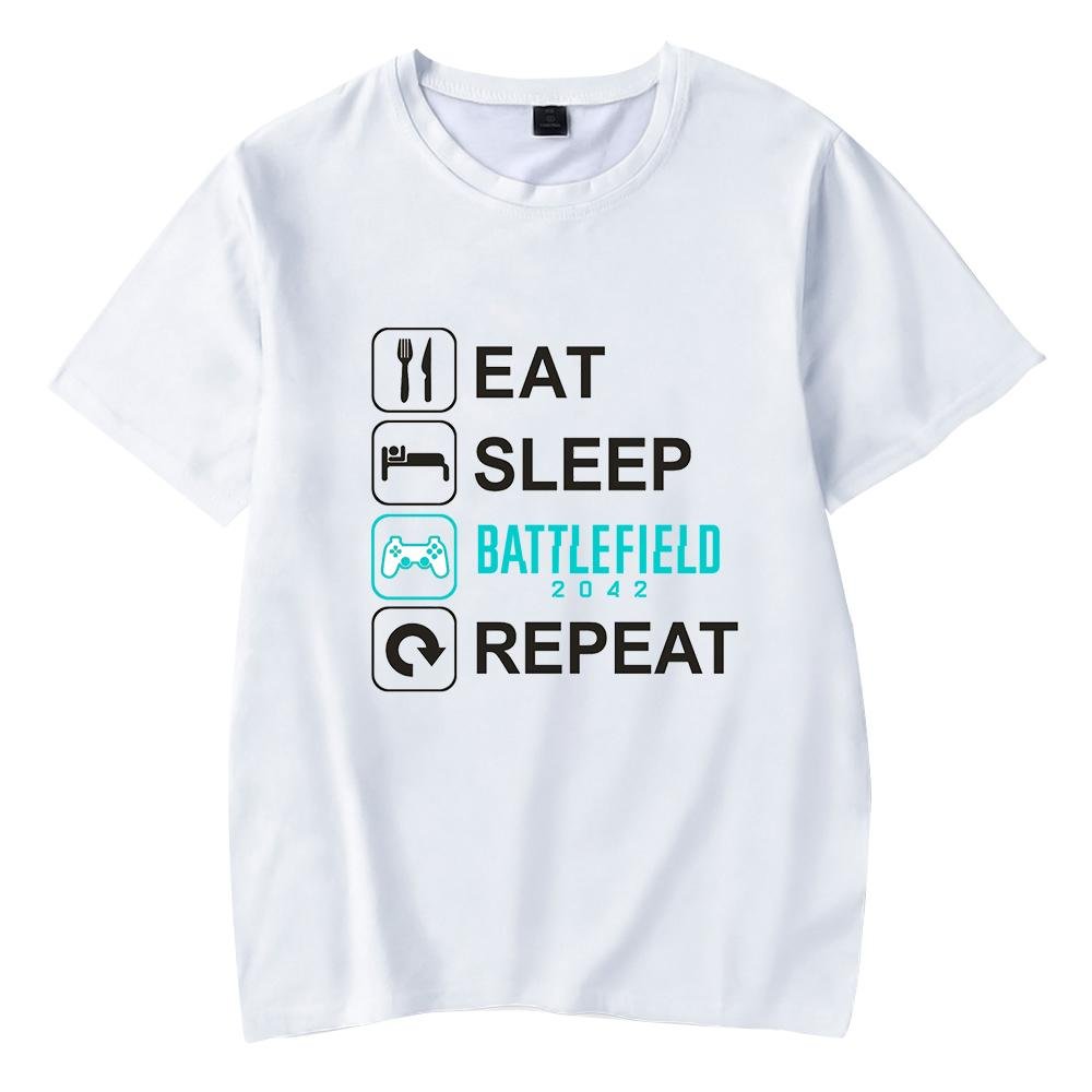 Battlefield 6 T-Shirt Crew Neck Short Sleeves Summer Top for Kids Adult Home Outdoor Wear