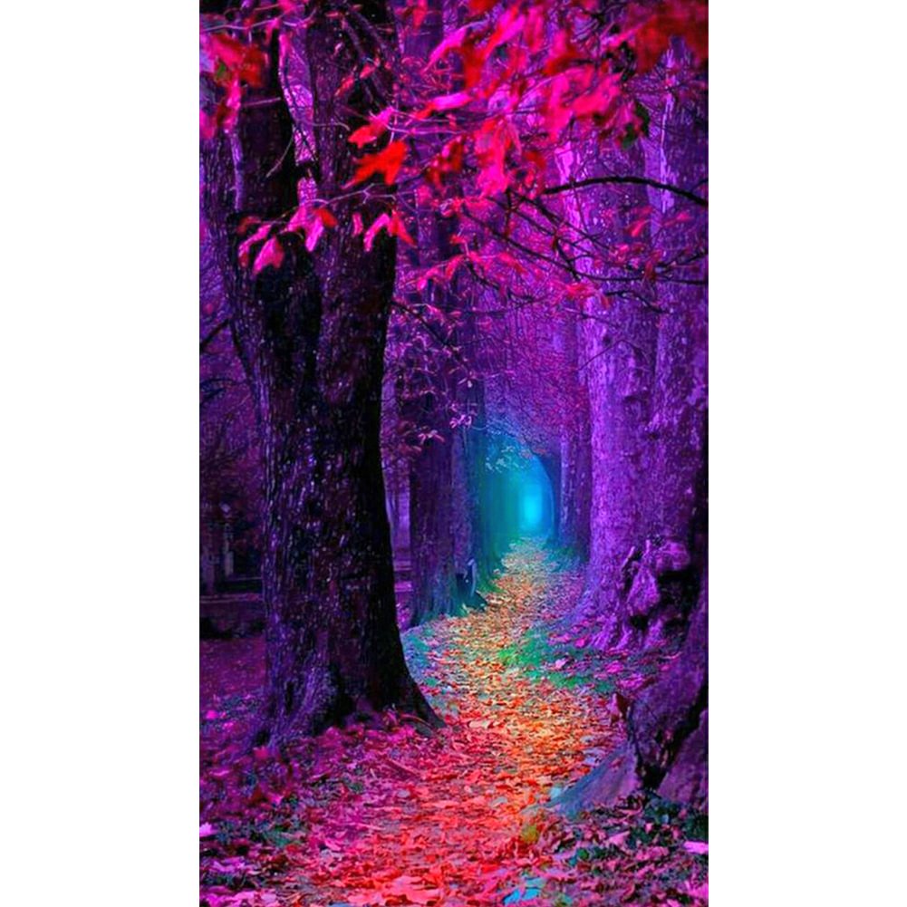 Forest Path - Full Square - Diamond Painting(40*70cm)