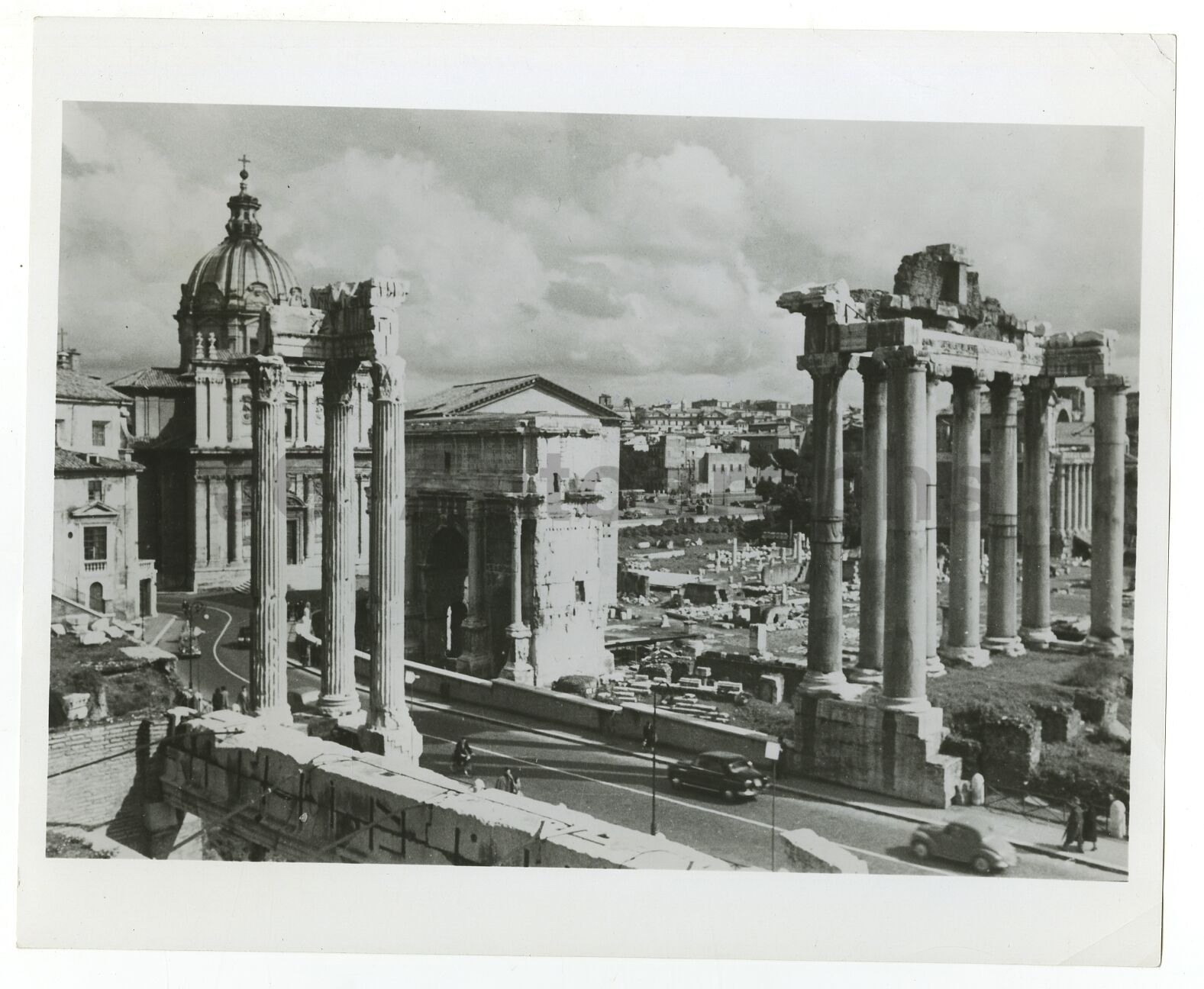 Roman Forum - Vintage 8x10 Publication Photo Poster paintinggraph - Rome, Italy