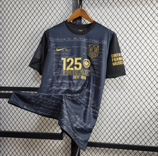 24/25 Frankfurt 125th Commemorative Version Black Thai Quality Football Shirt 
