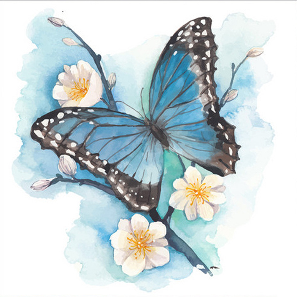 Diamond Painting-5D DIY Crystal Rhinestone Butterfly(40*40CM)