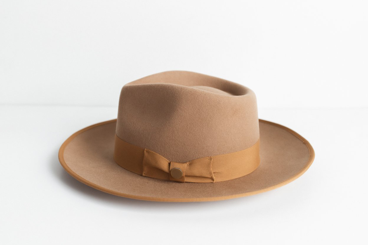 Miller Ranch Fedora -BUSHWICK RANCHER HAT &ndash; BROWN [Fast shipping and box packing]