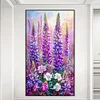 Diamond Painting-DIY Full Round Drill Lavender Bushes(70*40 CM)