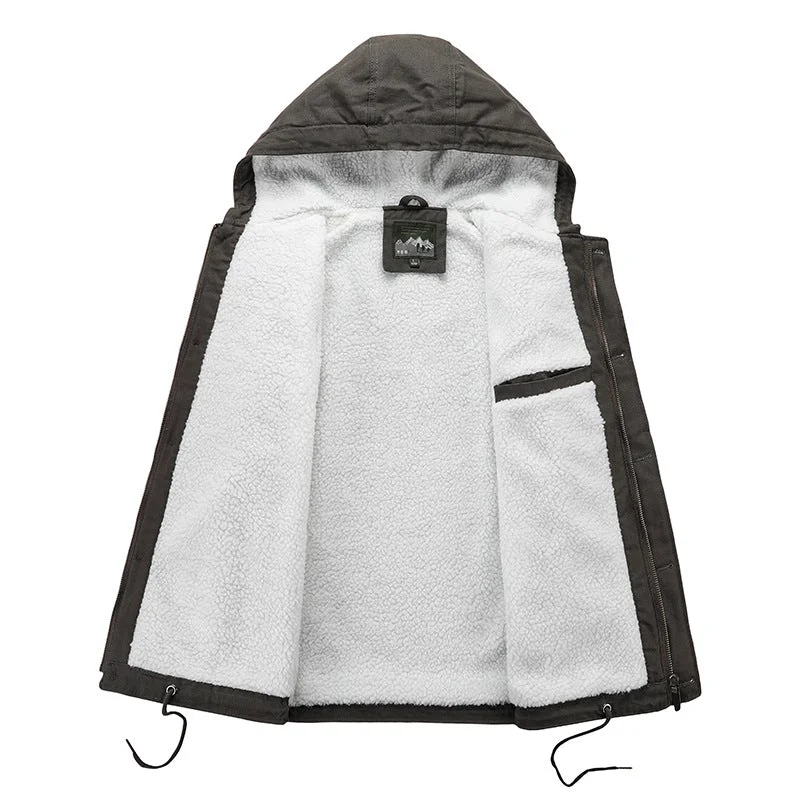 Men's Cotton Jackets For Winter Padded Warm Jacket