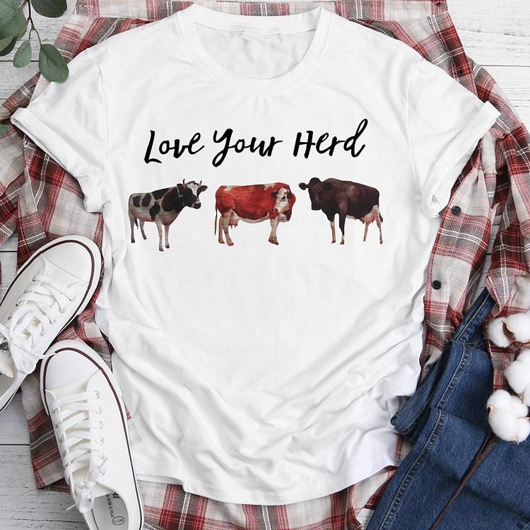 ANB - Love your Herd Retro Tee -06001