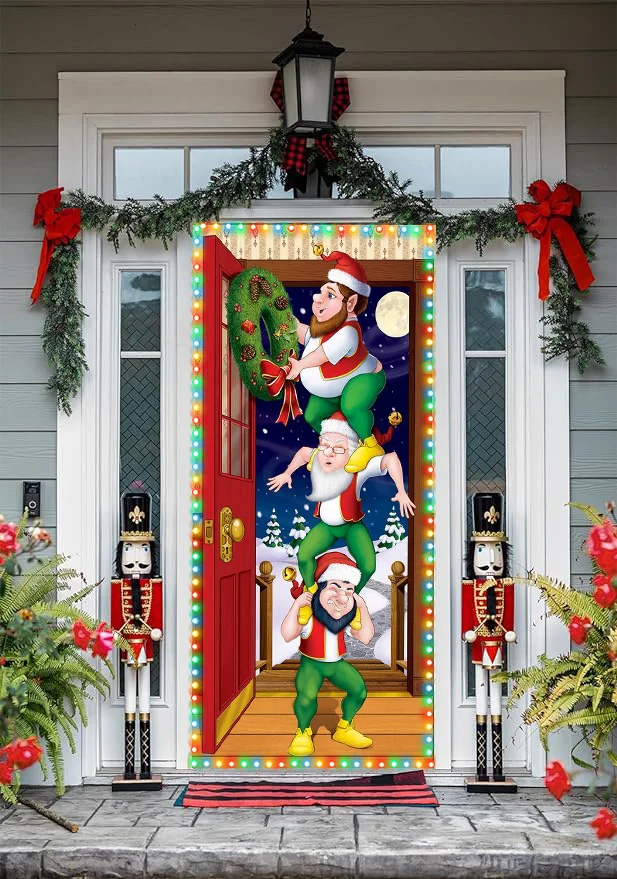 Santa Door Mural (Set of 4)