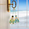 5Pcs DIY Diamond Painting Nutcracker Keychain