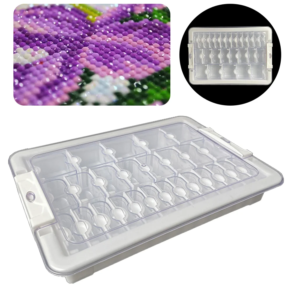26 Grid Diamond Painting Bead Storage Containers Bead Organizers and Dot Storage