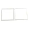 2Pcs Diamond Art Square Auxiliary Frame 3D Printing Diamond Art Desk Positioning Frame Lightweight for Boys Girls Adults Students Home Office Leisure (Cream White small)