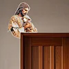 2Pcs diy Diamant Kunst T&uuml;r Ecke Anh&auml;nger Acryl T&uuml;rdekoration (Jesus)