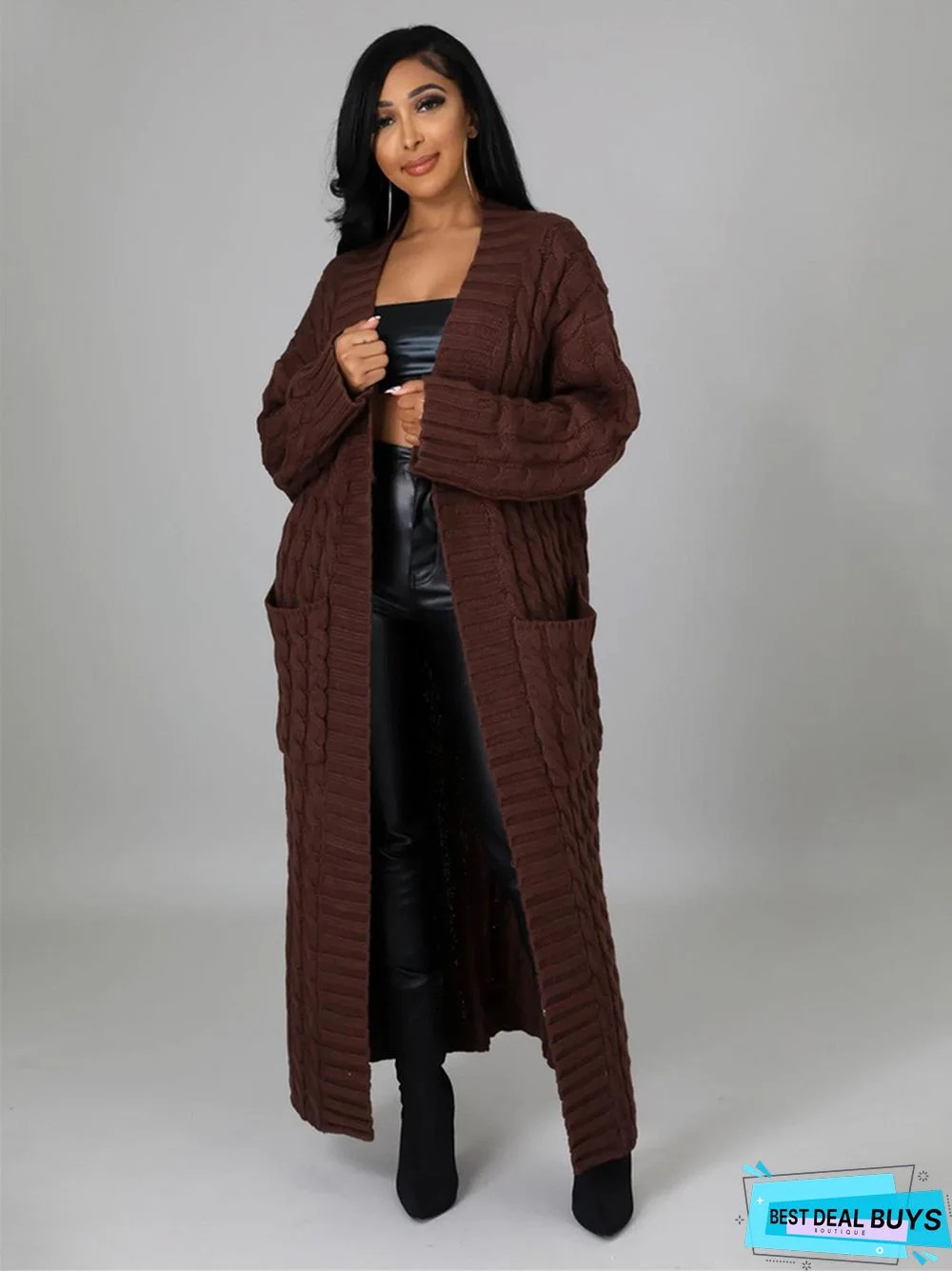 Sexy Casual Solid Color Long Sleeve Sweater