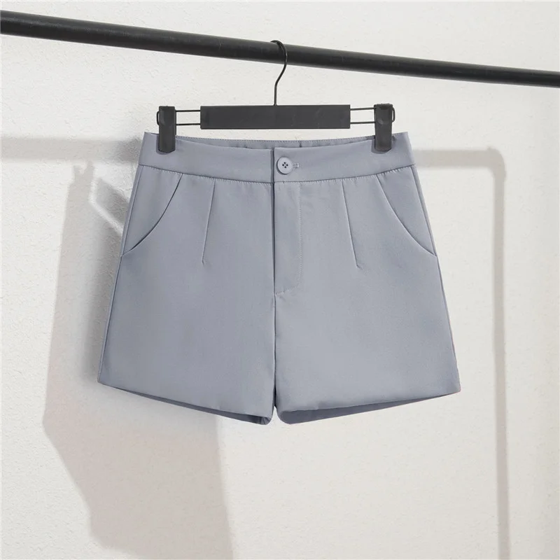 Toloer Toloer And Summer Shorts Women Wear High Waist A Word Large Size Black Autumn Thin Casual Bottom Spring Loose Wide-Leg Pants-Outfit Ideas