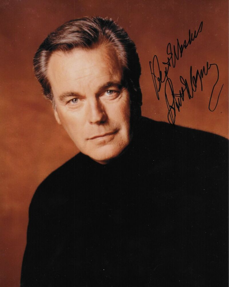 Robert Wagner Original 8X10 Photo Poster painting #16 signed in person at Hollywood Show