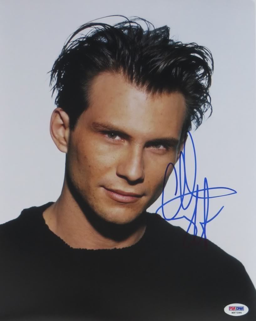 Christian Slater Signed Authentic Authentic 11x14 Photo Poster painting (PSA/DNA) #M97394