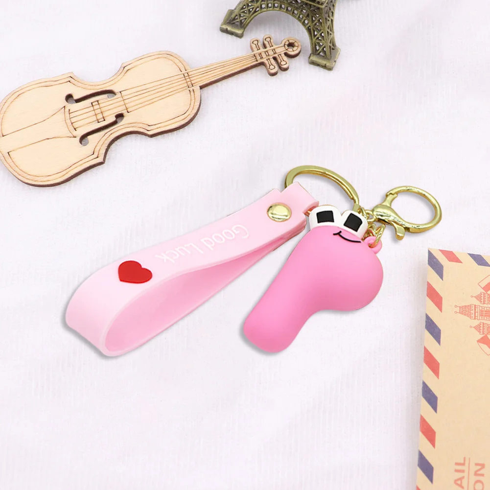 Letter A-Z Keychain Wacky Wizard Handbag Key Chain for Car Keys/Wallet/Backpack