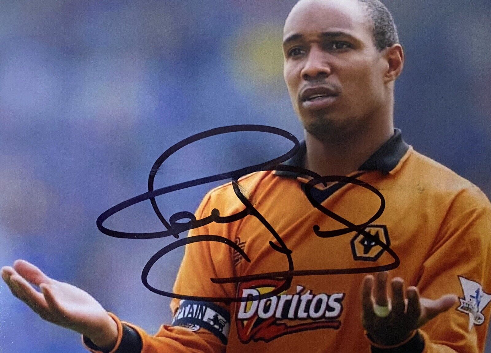 Paul Ince Genuine Hand Signed Wolves 6X4 Photo Poster painting 2