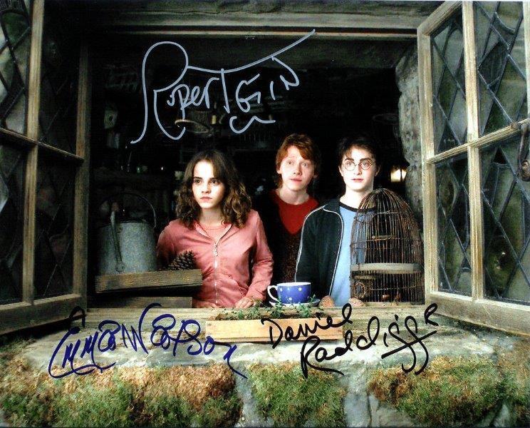 REPRINT - HARRY POTTER Emma Watson Cast Autographed Signed 8 x 10 Photo Poster painting Poster