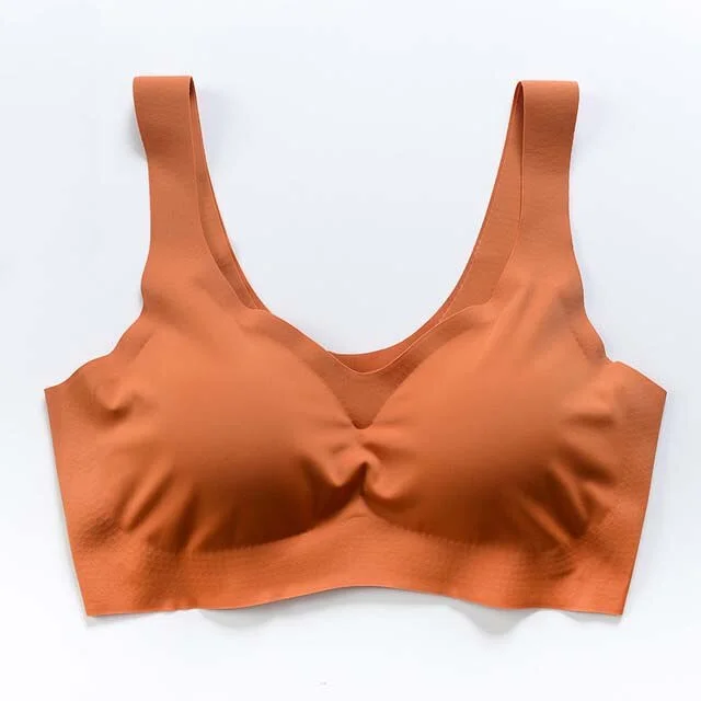 jerrinut Seamless Bras For Women Active Bra Push Up Vest Wire Free Lingerie Padded Brassiere Sleeping Bra Bralette Underwear BH