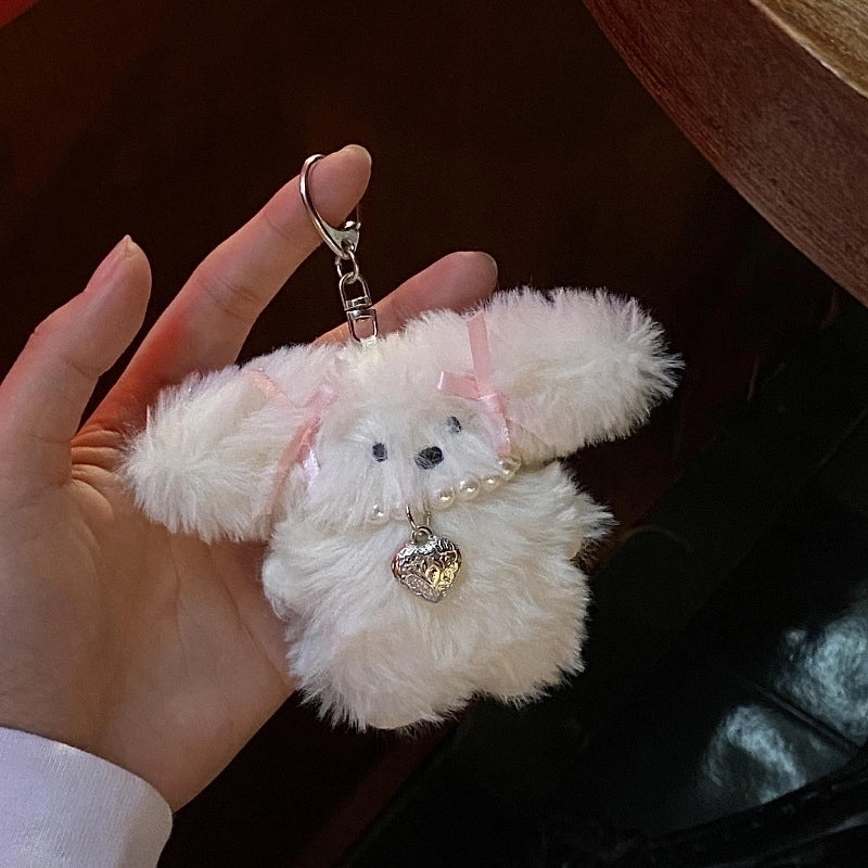 Cute Rabbit Plush Women’s Bag Pendant Keychain