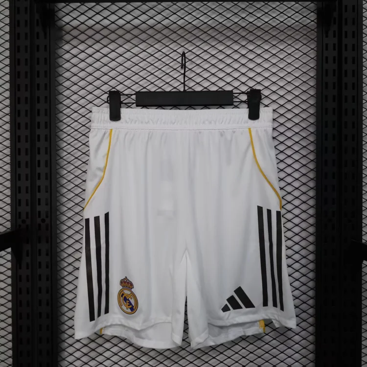2025-26  New Season-Real Madrid-Home jerseys-Player Version-Shorts