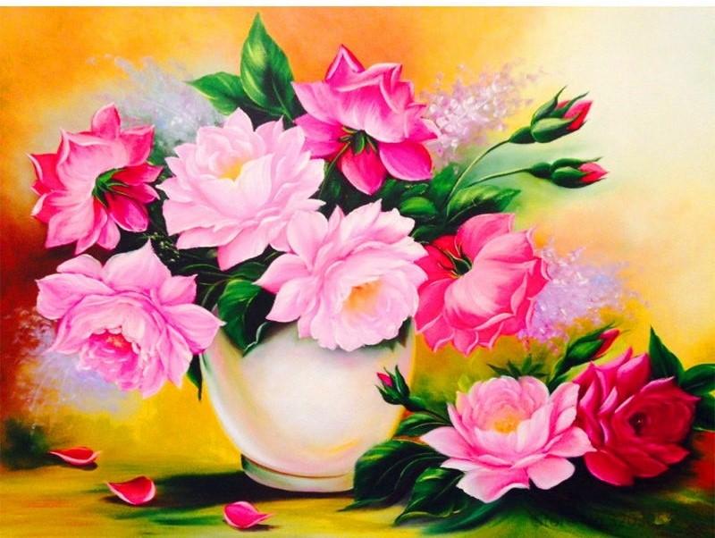 

Hot Flowers – Paint By Numbers - 40*50CM, 501 Original
