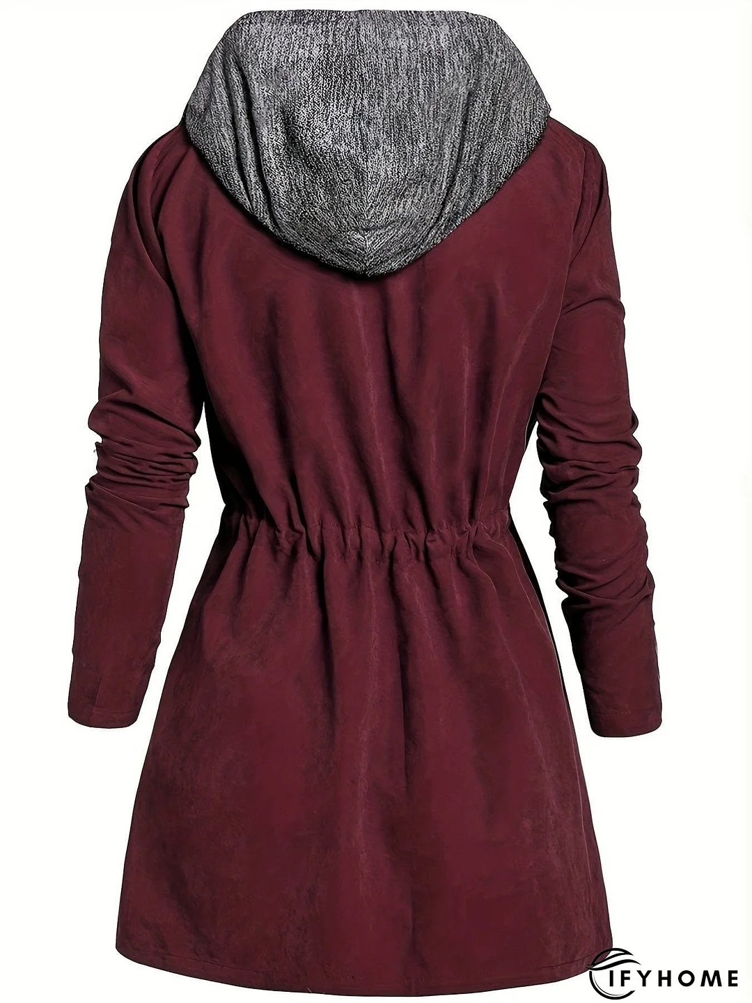 Plus Size Winter Coat with Pockets | IFYHOME