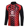 2023/2024 AC Milan Half-Pull Training Suit Red Soccer Jersey 1:1 Thai Quality
