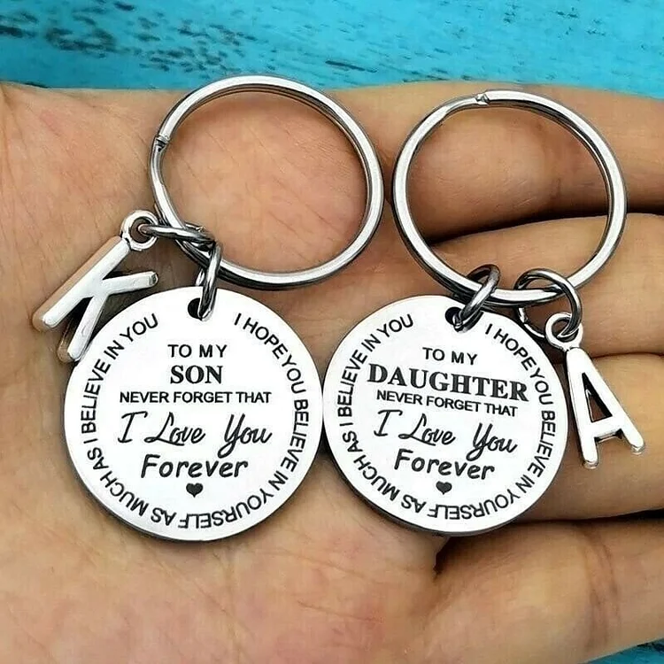 49% OFF⇝💓 ( Best Father Mother Gift)My Son / Daughter I Love You Forever Keychain