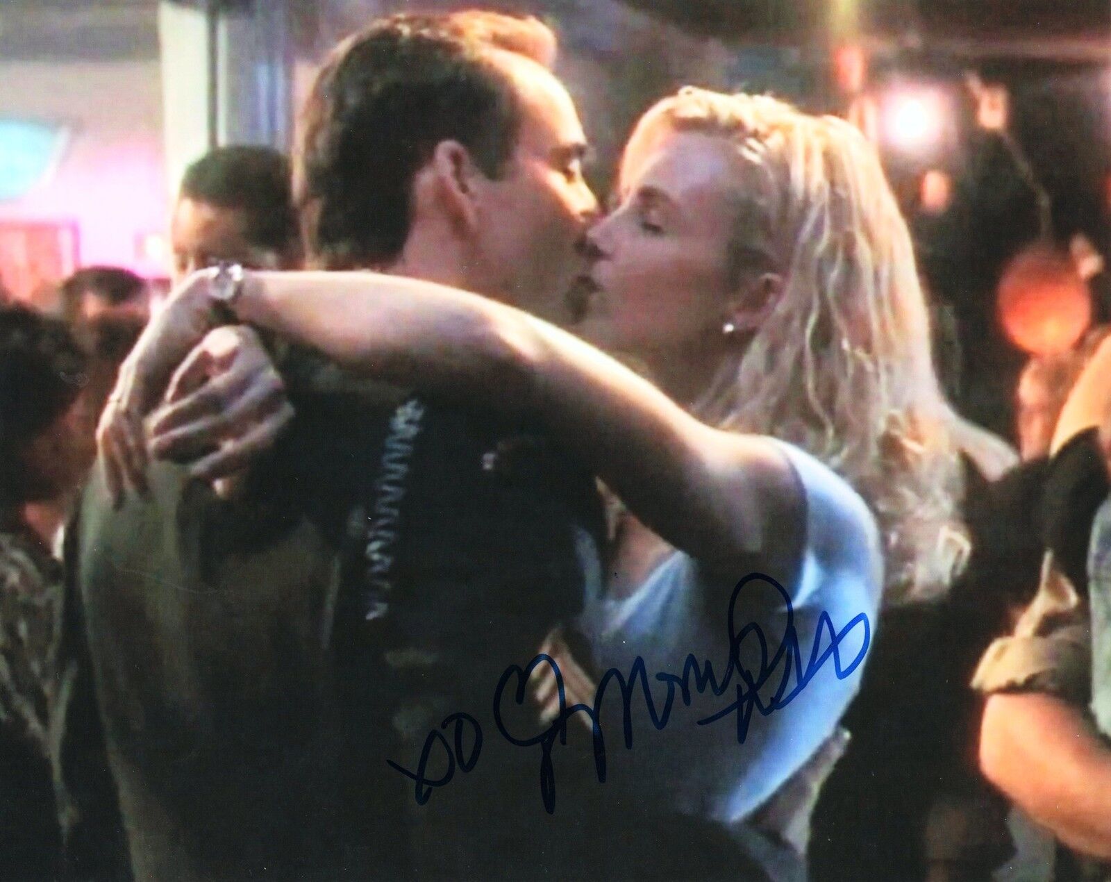 Monica Potter Along Came A Spider Patch Adams Signed 8x10 Photo Poster painting w/COA