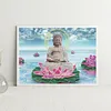 Diamond Painting-DIY Crystal Rhinestone Lotus Statue