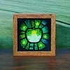 Whimsical LED Art Frame Night Light, Rechargeable Illuminated Decor