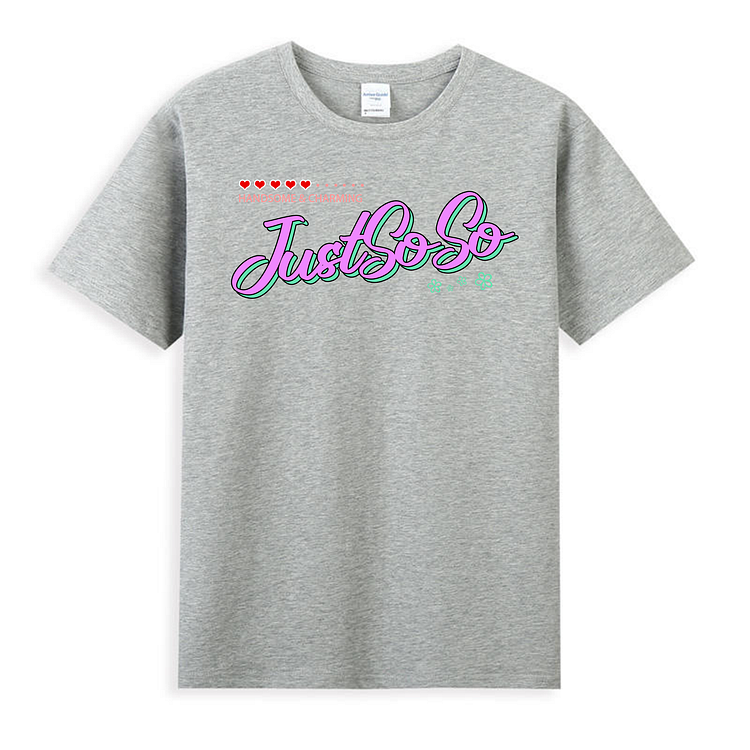 Unisex Just Soso Shirts Hemp Ash