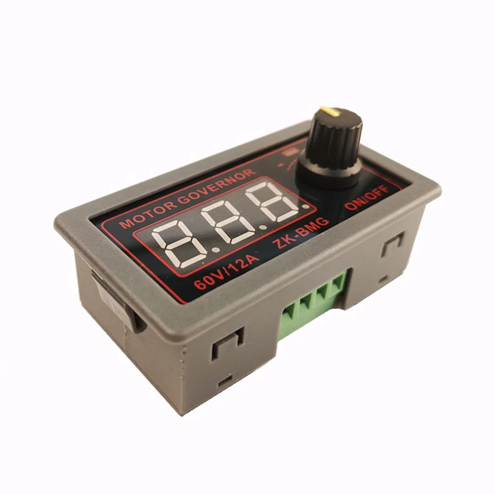 DC 5V 12V 24V 60V 500W Motor Speed Regulator with Stepless Variable Rotary Switch PWM Signal Generator Speed Governor