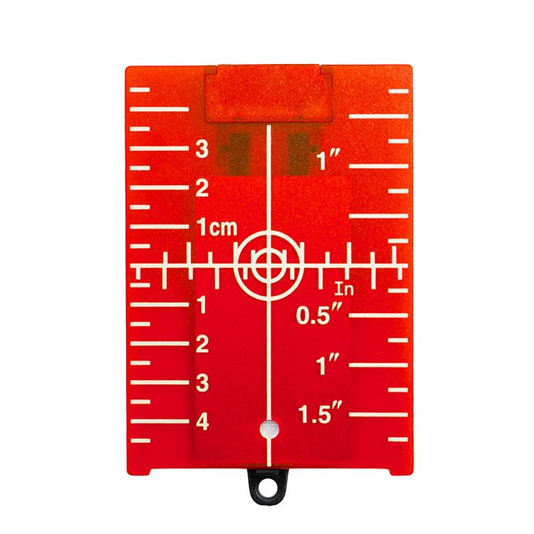 Vertical/Horizontal Laser Level Target Card Red/Green Line Beam Plate Tool