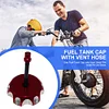 Fuel Gas Tank Cap 60mm for Honda CRF450X XR250 XR650 XR600 Series (Red)
