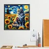 Diamond Painting-5D Full Round Drill Cats(40x40cm)